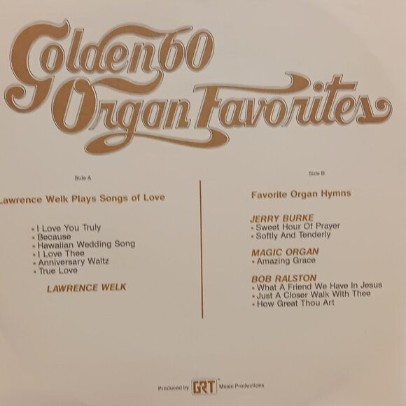 Golden 60 Organ Favorites - Lawrence Welk, Bob Ralston, Jerry Burke - 5 LP Box - Picture 3 of 7